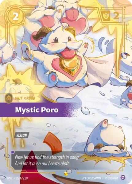 Mystic Poro (Overnumbered) (224/219) [Unleashed]