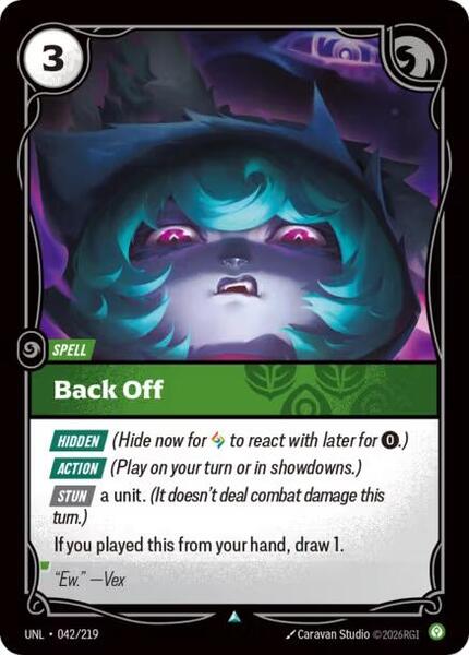 Back Off (042/219) [Unleashed]