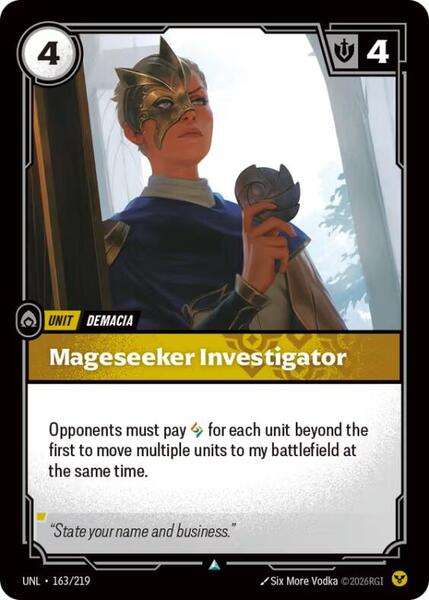 Mageseeker Investigator (163/219) [Unleashed]
