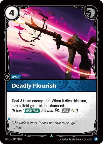 Deadly Flourish (073/219) [Unleashed]