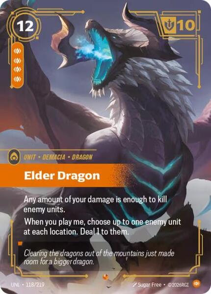 Elder Dragon (118/219) [Unleashed]