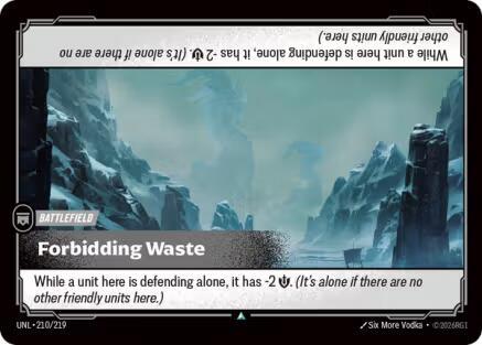 Forbidding Waste (210/219) [Unleashed]