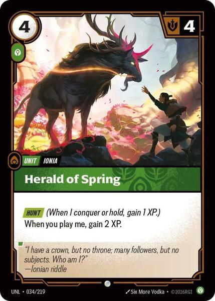 Herald of Spring (034/219) [Unleashed]