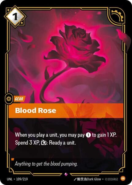 Blood Rose (109/219) [Unleashed]