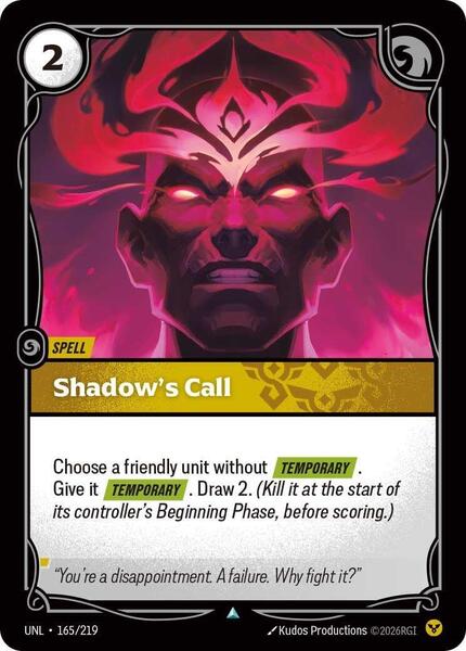 Shadow's Call (165/219) [Unleashed]