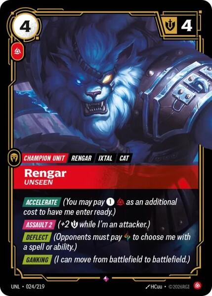Rengar - Unseen (024/219) [Unleashed]