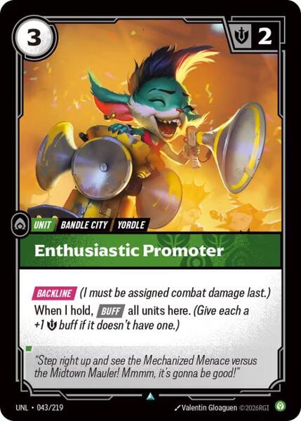 Enthusiastic Promoter (043/219) [Unleashed]