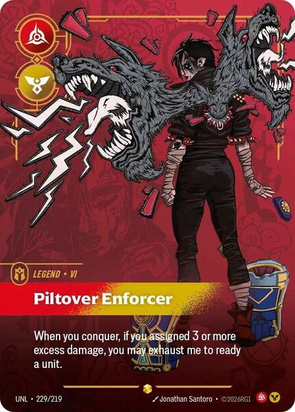Vi - Piltover Enforcer (Overnumbered) (229/219) [Unleashed]