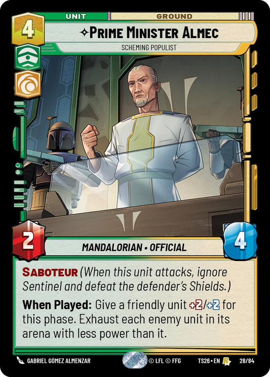 Prime Minister Almec - Scheming Populist (28/84) (28/84) [Twin Suns]