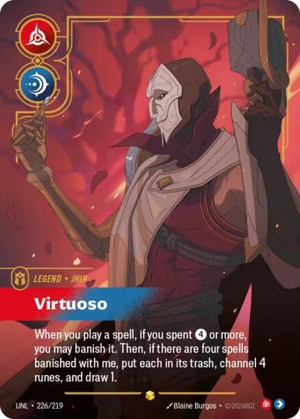 Jhin - Virtuoso (Overnumbered) (226/219) [Unleashed]