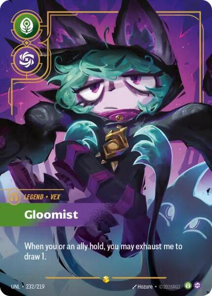 Vex - Gloomist (Overnumbered) (232/219) [Unleashed]