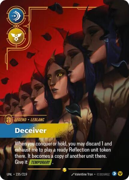 LeBlanc - Deceiver (Overnumbered) (235/219) [Unleashed]