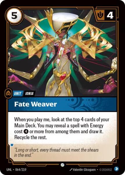 Fate Weaver (064/219) [Unleashed]