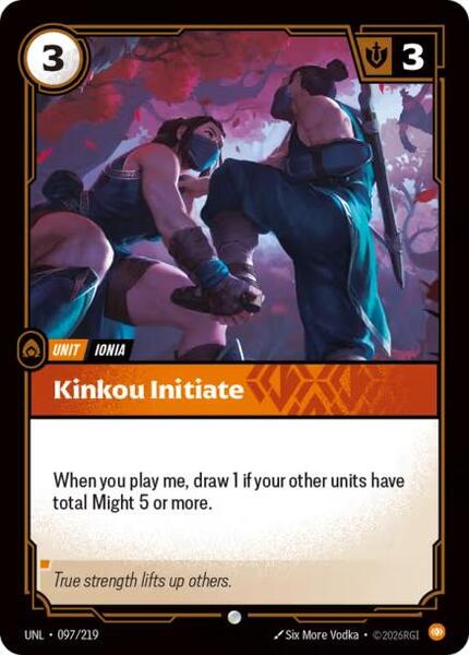 Kinkou Initiate (097/219) [Unleashed]