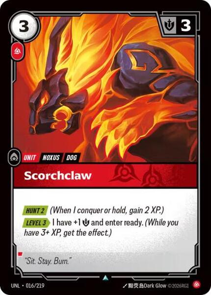 Scorchclaw (016/219) [Unleashed]