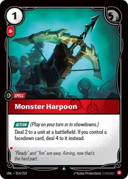 Monster Harpoon (014/219) [Unleashed]