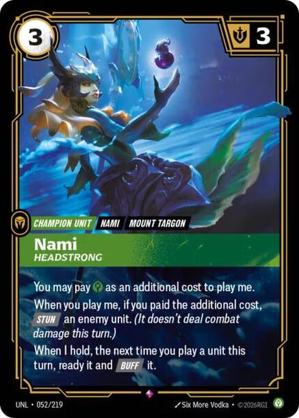 Nami - Headstrong (052/219) [Unleashed]