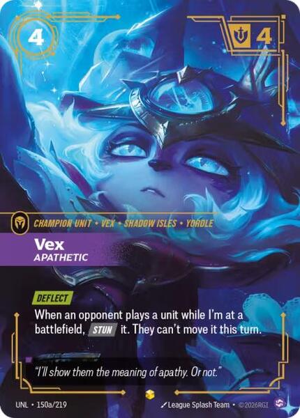 Vex - Apathetic (Alternate Art) (150a/219) [Unleashed]