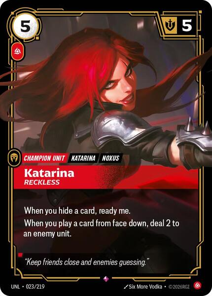 Katarina - Reckless (023/219) [Unleashed]