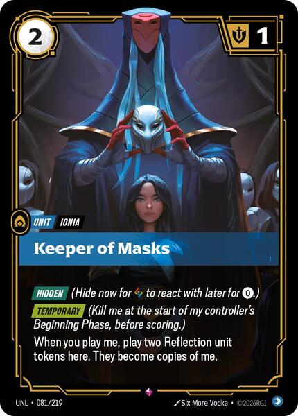 Keeper of Masks (081/219) [Unleashed]