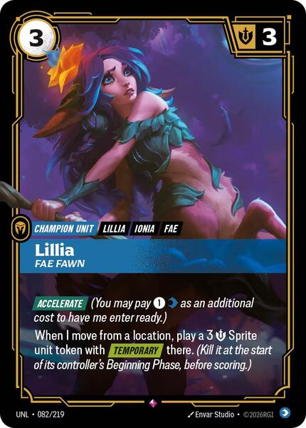Lillia - Fae Fawn (082/219) [Unleashed]