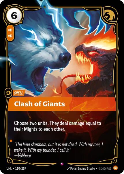 Clash of Giants (110/219) [Unleashed]