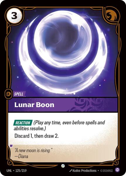 Lunar Boon (125/219) [Unleashed]