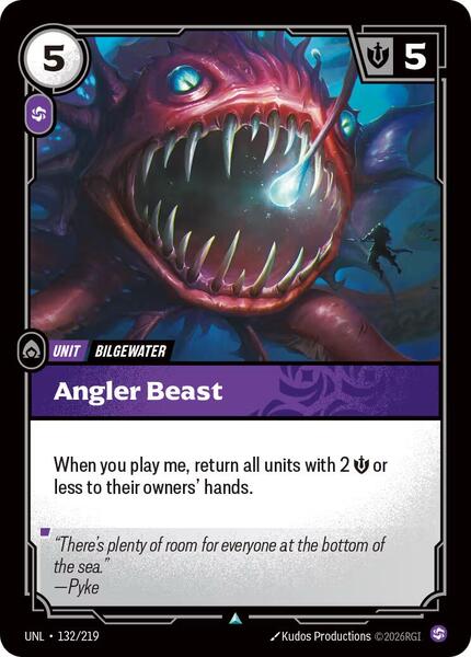 Angler Beast (132/219) [Unleashed]
