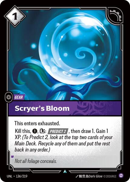 Scryer's Bloom (136/219) [Unleashed]
