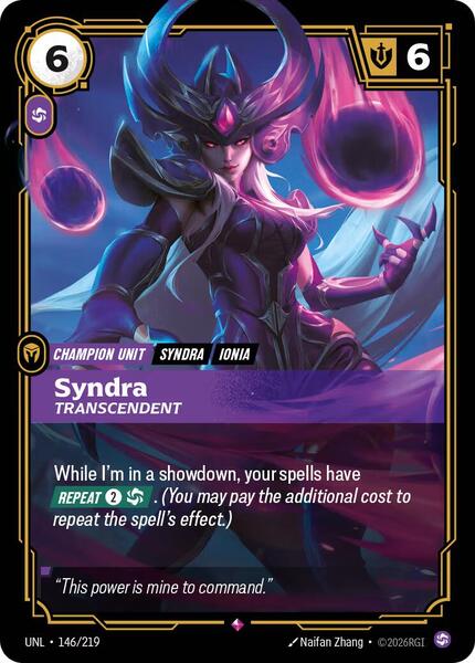 Syndra - Transcendent (146/219) [Unleashed]