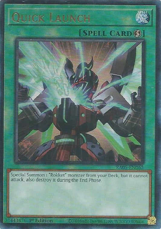 Quick Launch (Ultimate Rare) [RA05-EN062] Ultimate Rare