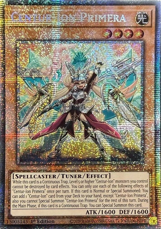 Centur-Ion Primera (Starlight Rare) [RA05-EN030] Starlight Rare