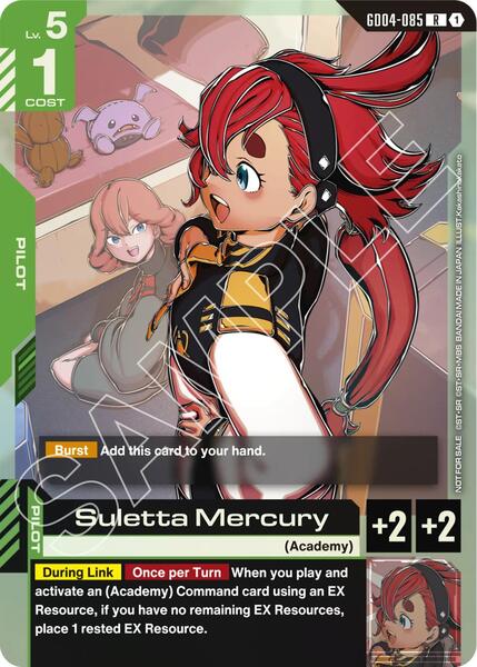 Suletta Mercury (GD04 Release Event) (085) [Gundam Promotional Cards]