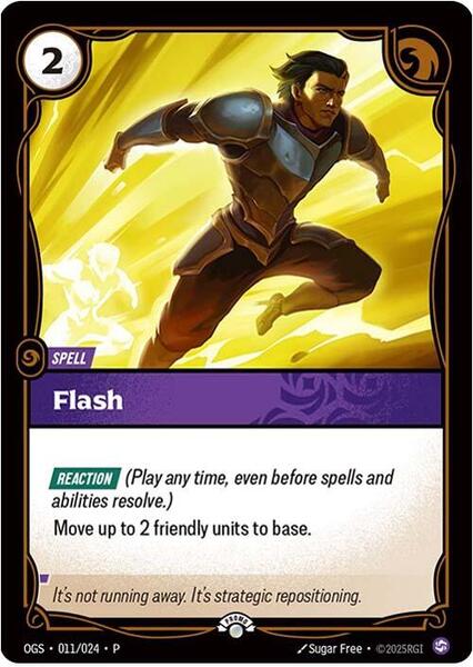 Flash (011/024) [Riftbound Organized Play Promotional Cards]