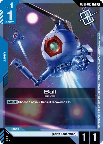 Ball  (Judge Pack 02) (015) [Gundam Promotional Cards]