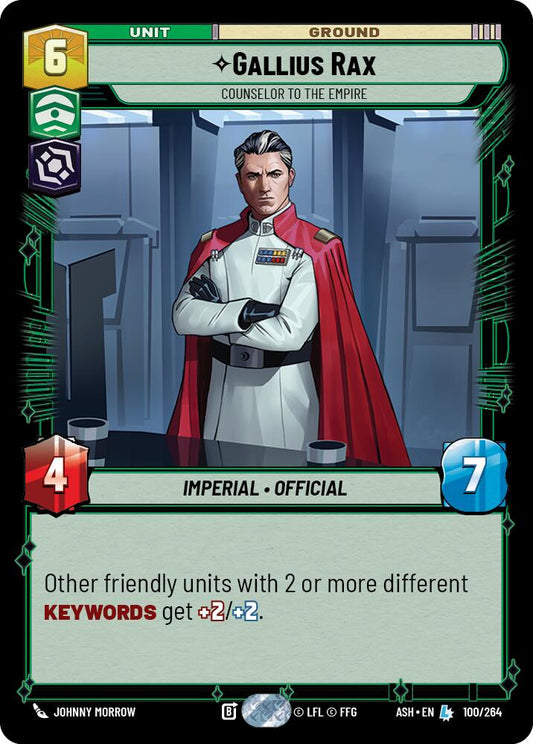 Gallius Rax - Counselor to the Empire (100/264) (100/264) [Ashes of the Empire]