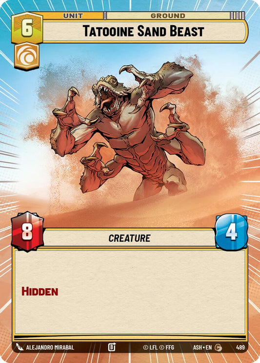 Tatooine Sand Beast (489) (Hyperspace) (489) [Ashes of the Empire]