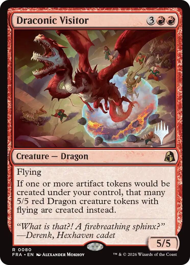 Draconic Visitor [Reality Fracture Promos]