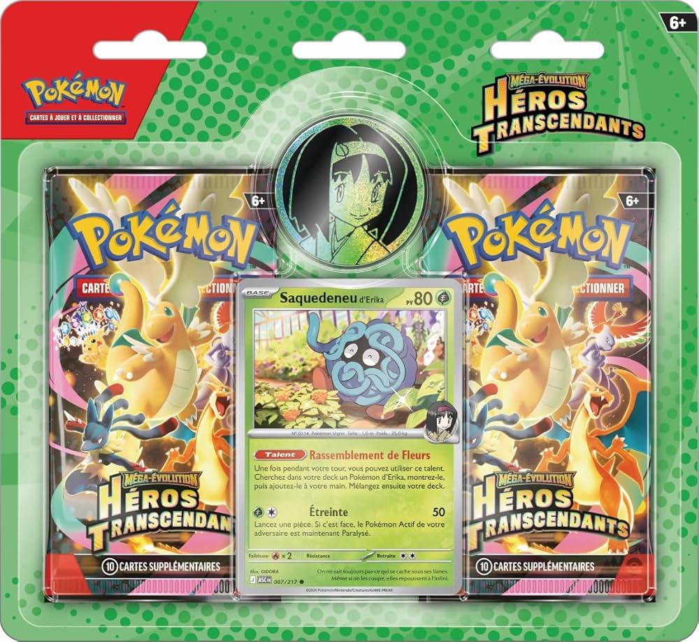 Mega Evolution: Héros Transcendants - Collection (Erika)