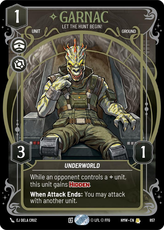Garnac - Let the Hunt Begin! (857) (Prestige Foil) (857) [Homeworlds]
