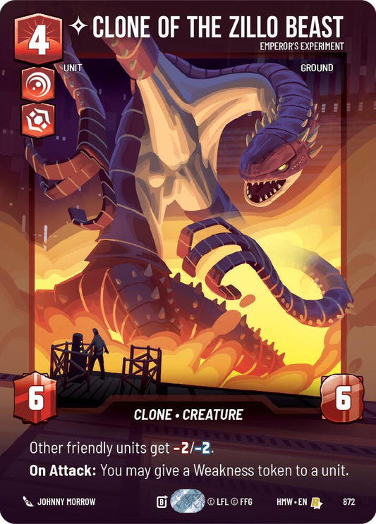 Clone of the Zillo Beast - Emperor's Experiment (872) (Prestige Foil) (872) [Homeworlds]