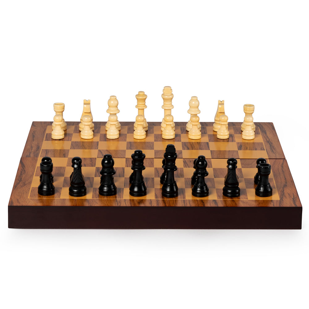 Jeu d'Échec en bois Pliable (ML)