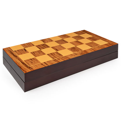 Jeu d'Échec en bois Pliable (ML)