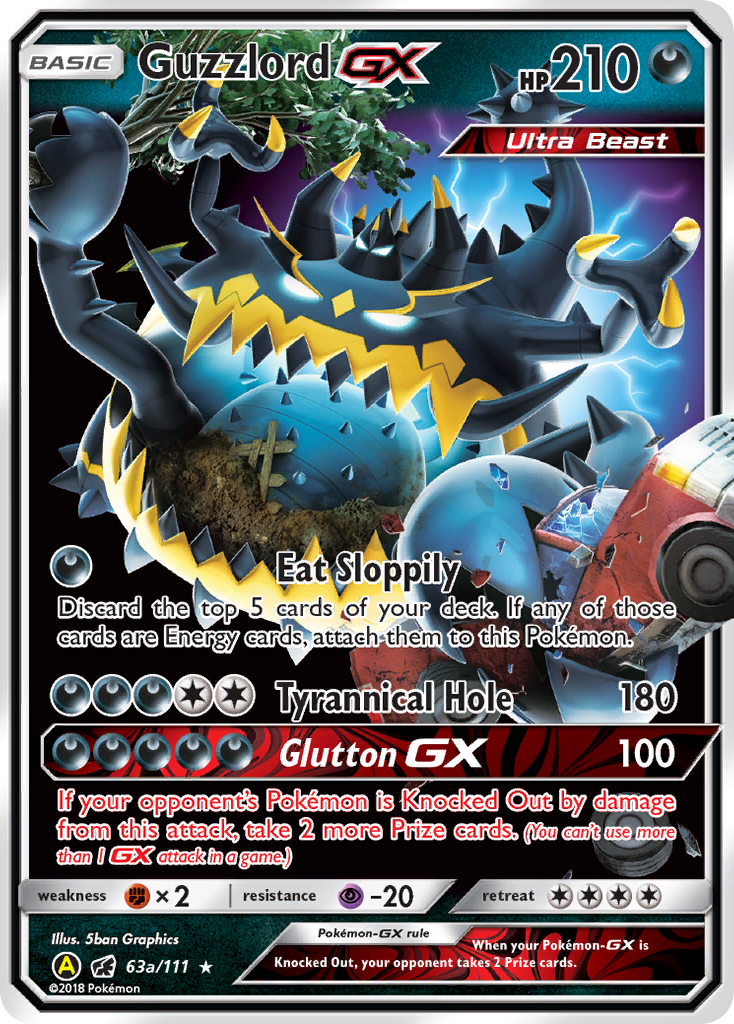 Guzzlord GX (63a/111) [Alternate Art Promos]