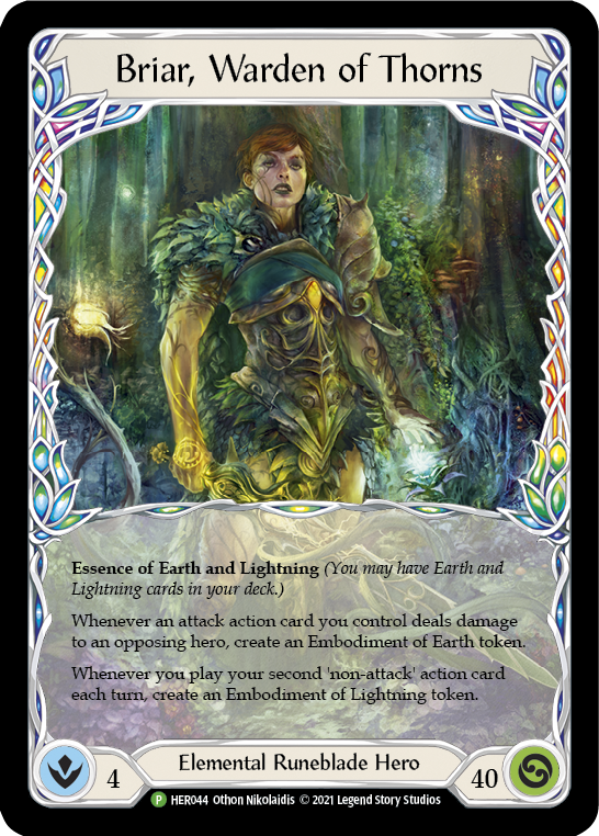 Briar, Warden of Thorns [HER044] (Promo)  Cold Foil