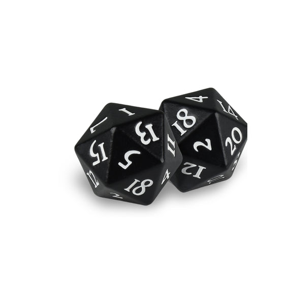 Ultra Pro - Heavy Metal Magic Black d20 (2ct)