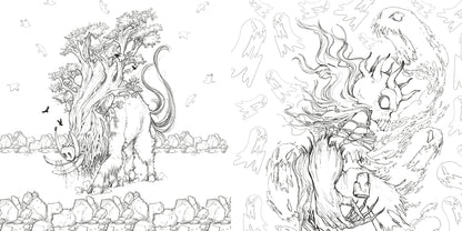 Pop Manga - Myths and Monsters coloring Book