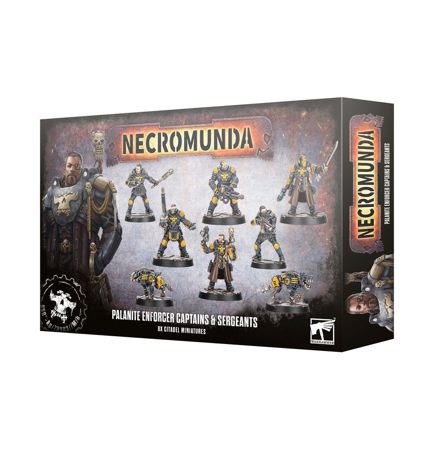 Necromunda Skirmish - Palanite Enforcer Captains & Sergeants