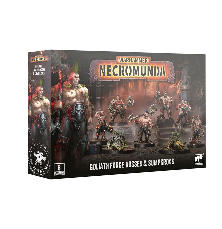 Necromunda Skirmish - Goliath Forge Bosses & Sumpkrocs