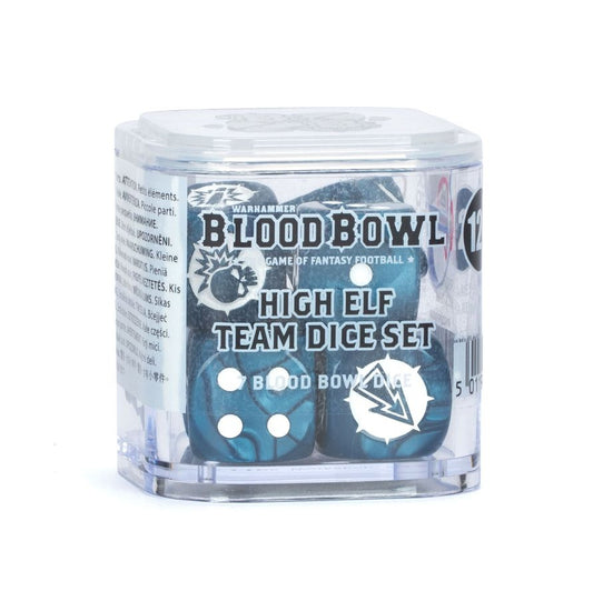 Blood Bowl High Elf Team Dice Set